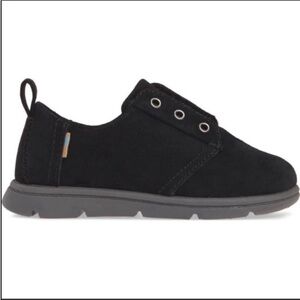 Toms Ivan Black Leather Oxford Sneaker Toddler Boys Size 9 Little Kid NWT Shoes